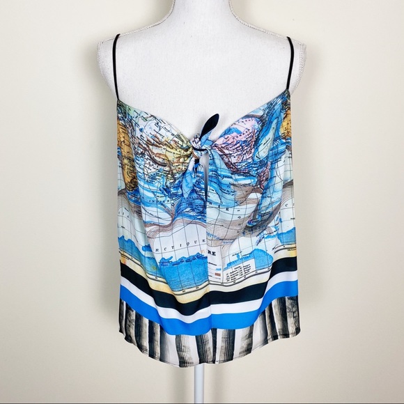Clover Canyon Ancient world map tank top - Picture 4 of 5